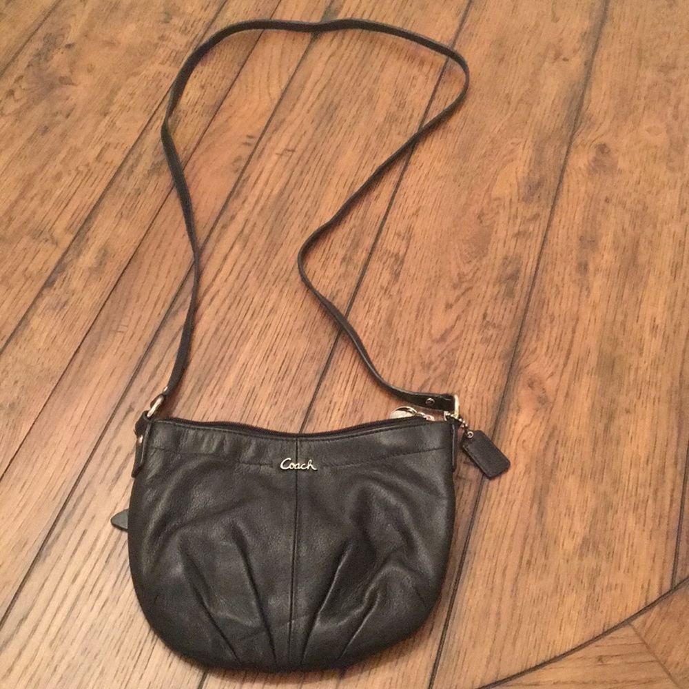 Coach Solid Black Crossbody